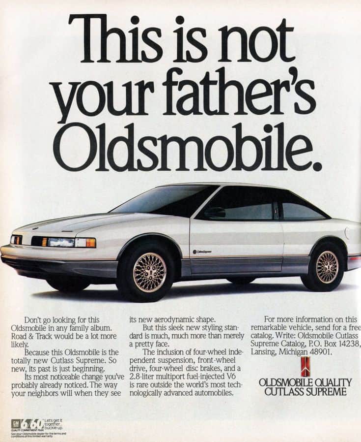 1980s Oldsmobile Ad