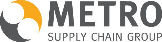 Logotipo de Metro Supply Chain Group (promoción Powered-by-Nulogy)