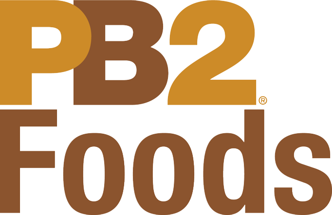 Logotipo de PB2 Foods apilado