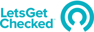 Let's Get Checked logo, teal