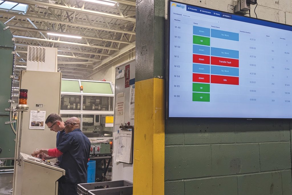 Smart Factory plant dashboard