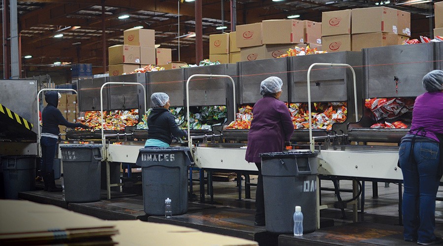 Bell-Carter Packaging production line