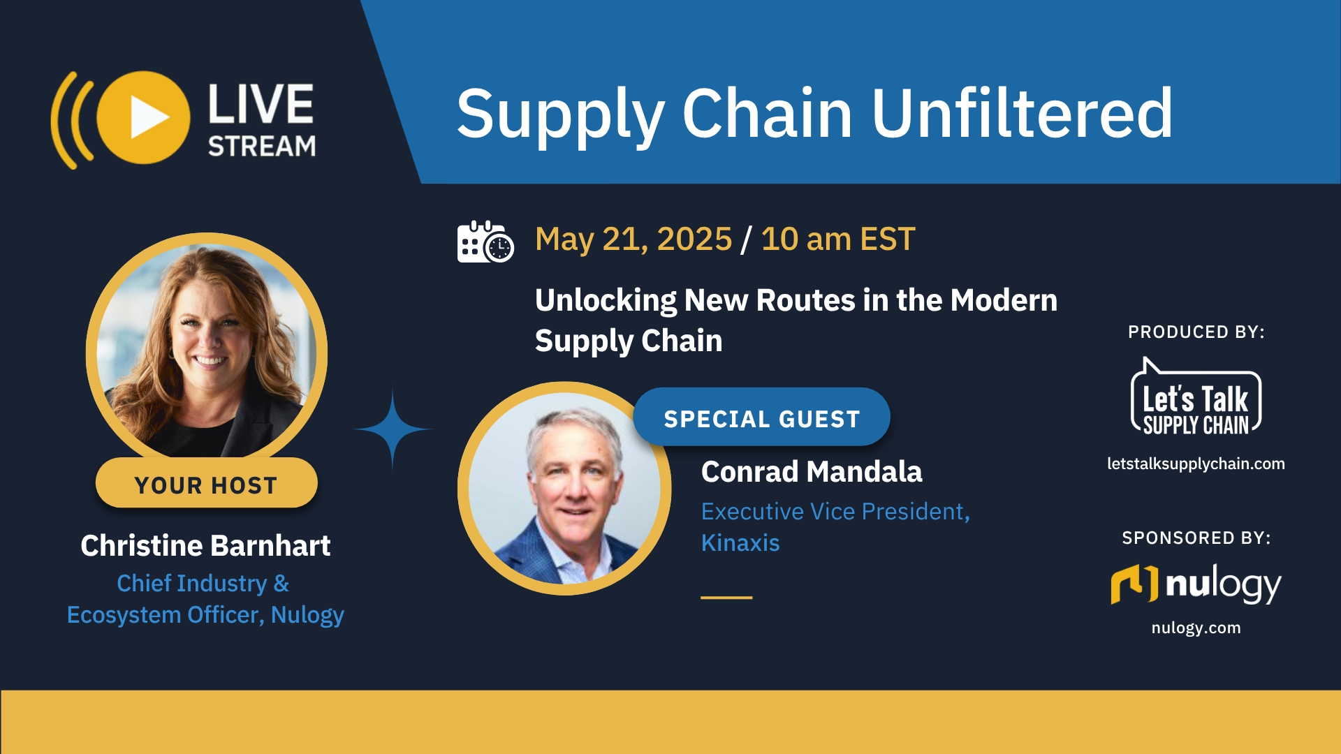 Supply Chain Unfiltered with Conrad Mandala