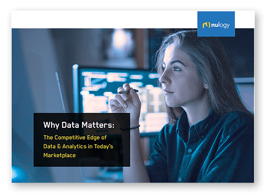 Title card reading Why Data Matters: The Competitive Edge of Data &amp; Analytics in Today's Marketplace