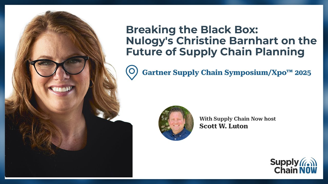 Breaking the Black Box: Connected Planning in Supply Chain Operations
