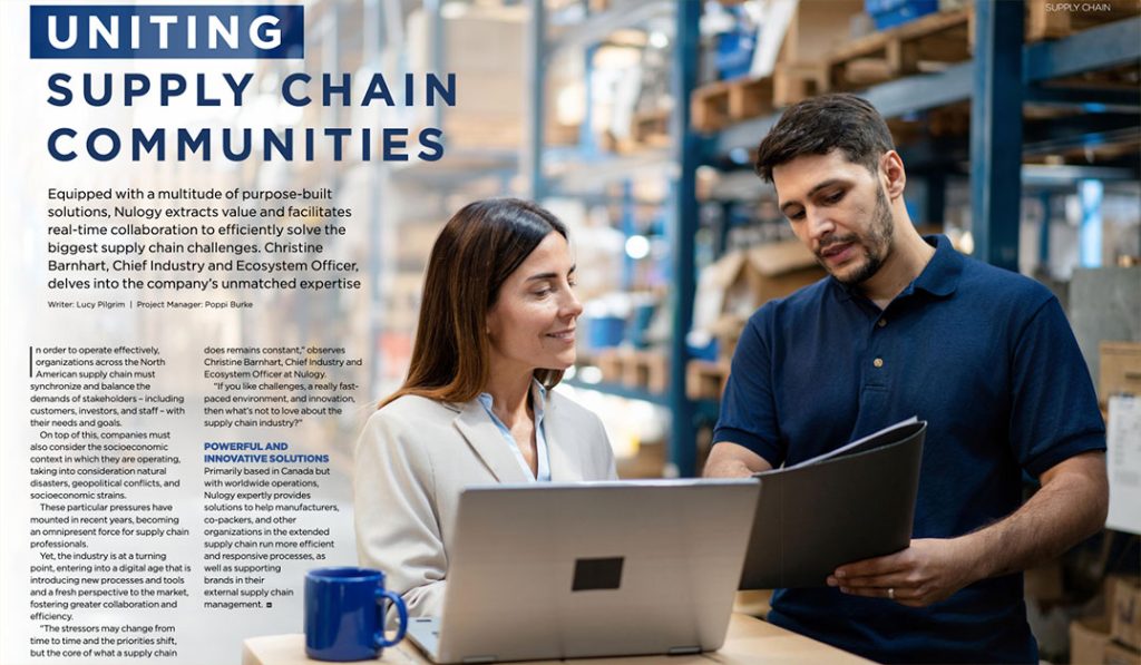 Nulogy in North America Outlook Magazine
