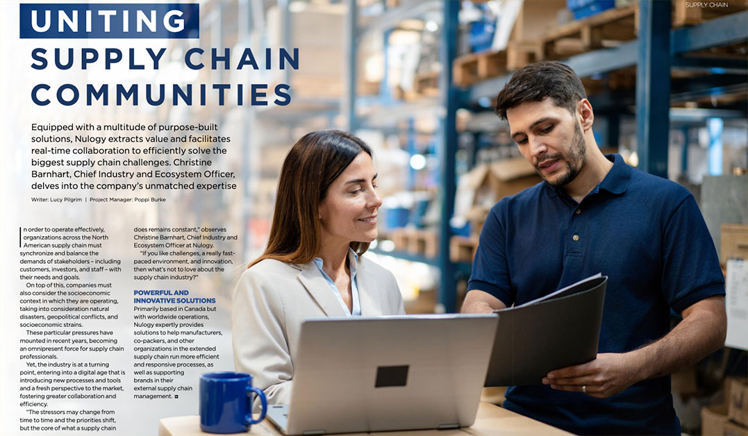 Nulogy in North America Outlook Magazine