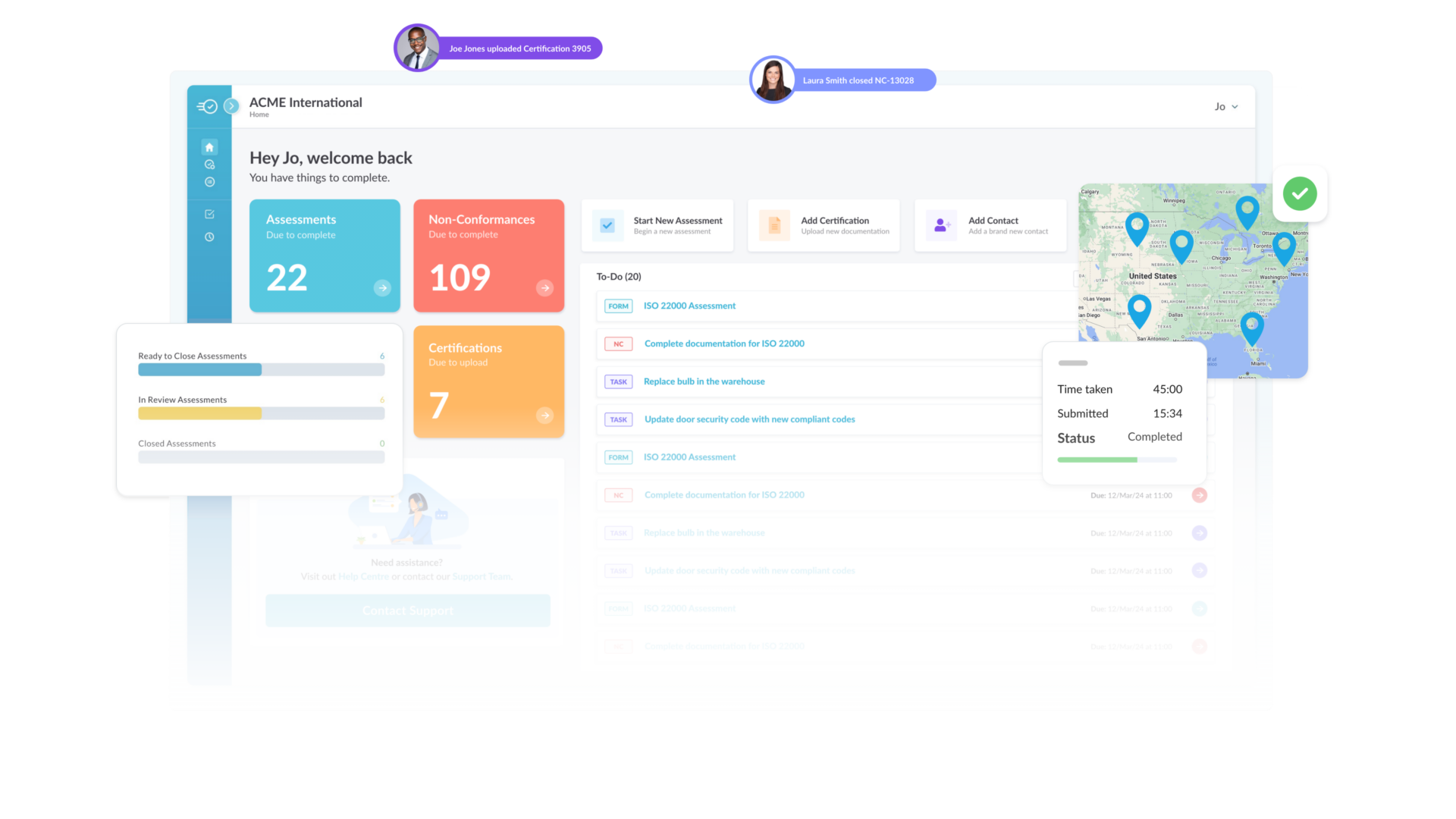 AuditComply Supplier Management Header