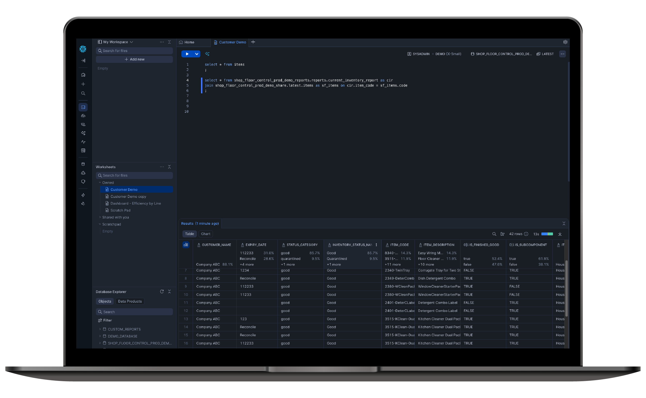 Data Solution Screenshot 1