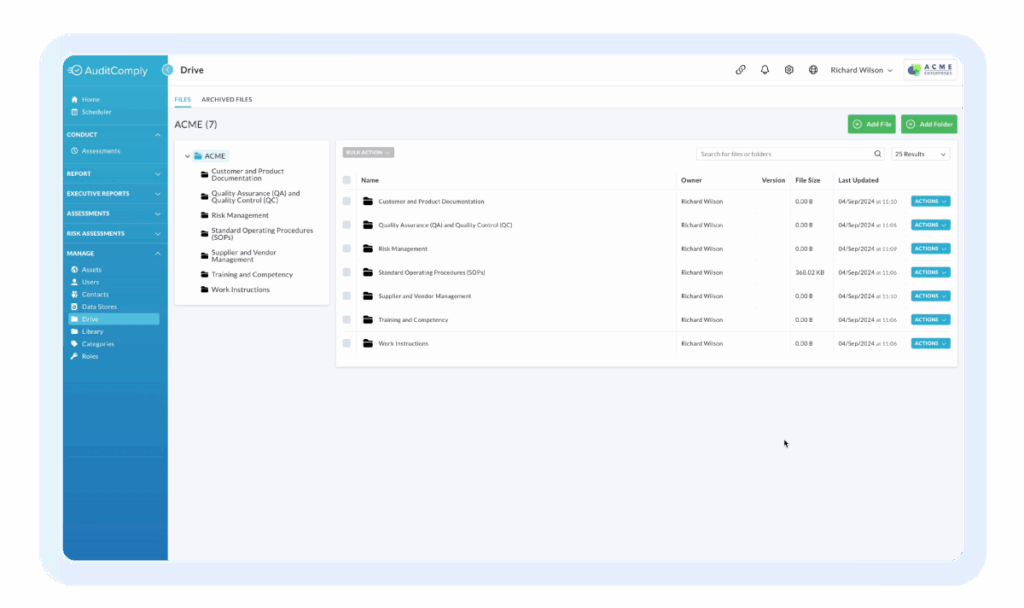 QMS software documents