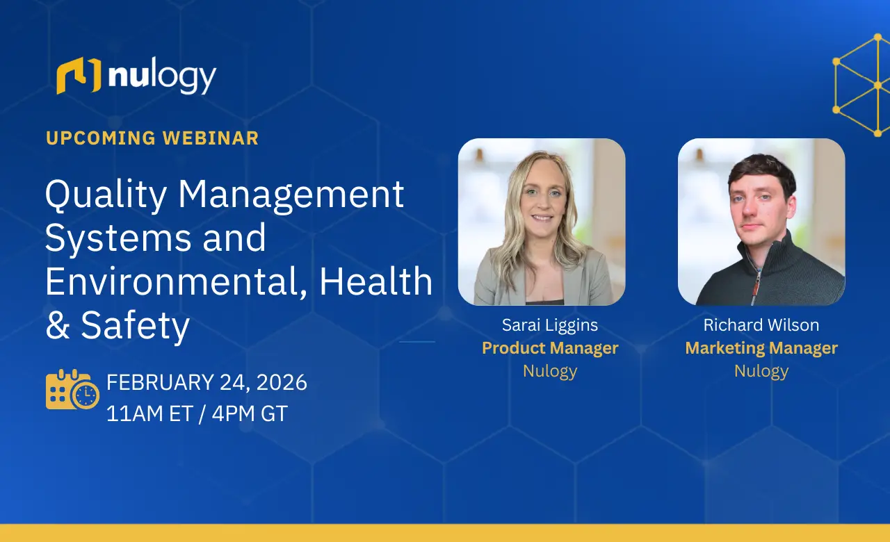 Lunch &amp; Learn: QMS &amp; EHS webinar thumbnail