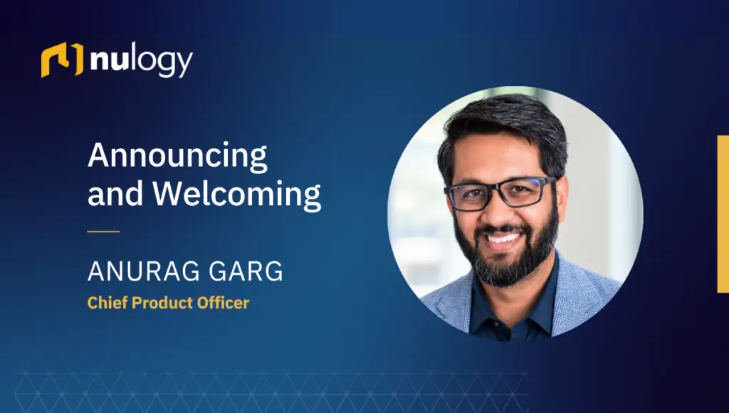 Anurag Garg Nulogy announcement